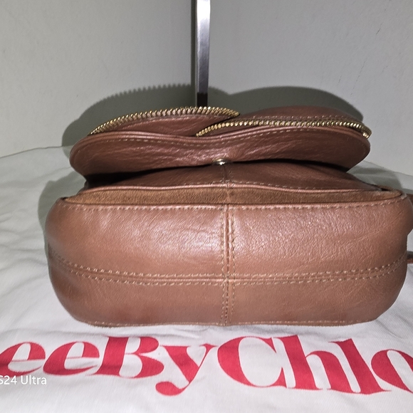 See By Chloe Brown Leather Ribbon Crossbody Bag - Picture 4 of 9